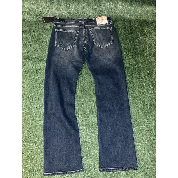True Religion Ricky SN Medium Harvest Wash Jeans Size 33x34 Relaxed Straight - Picture 11 of 13